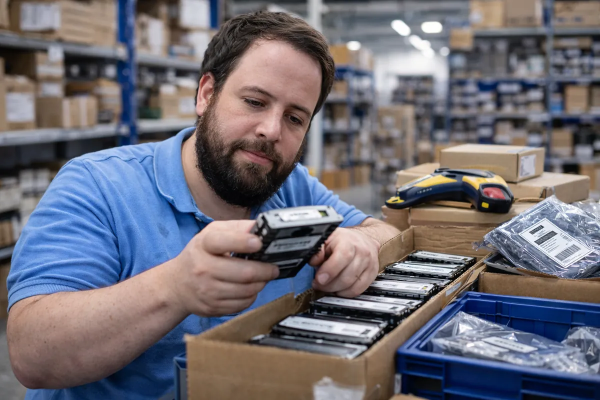Hardware CND specialist managing IT hardware and spare parts