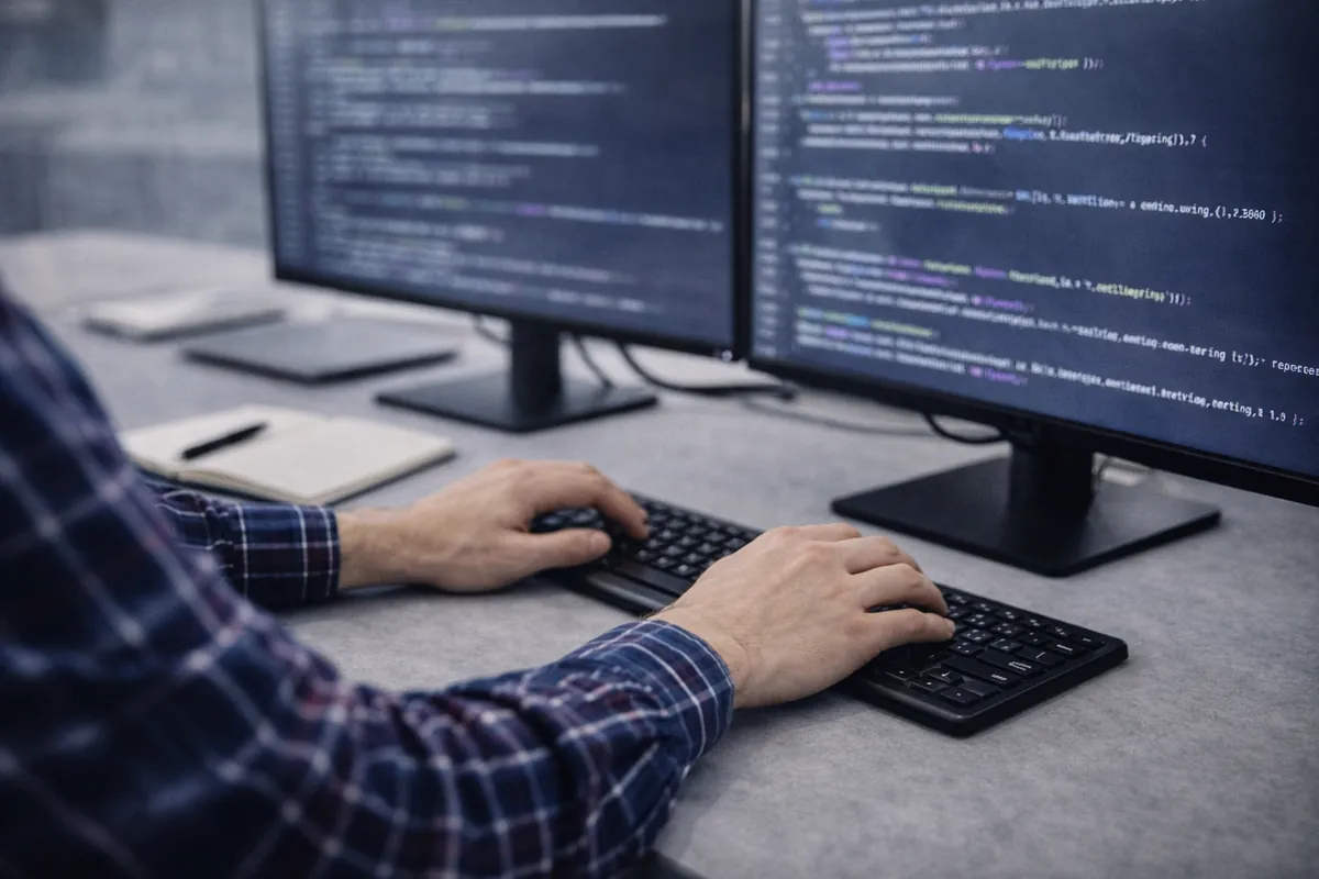 IT specialist monitoring infrastructure performance and systems