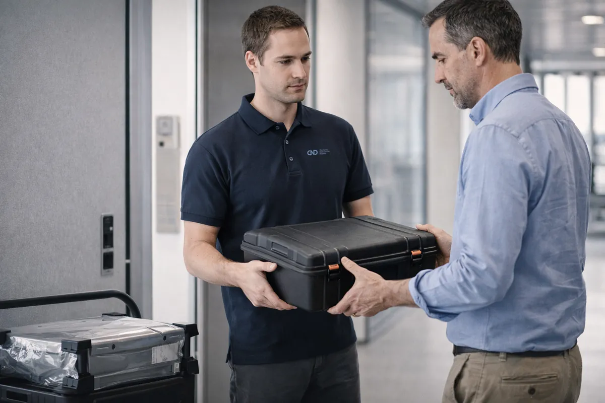 Secure handover of IT equipment by CND specialists